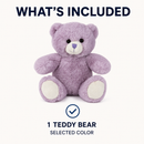 Purple Soft Bear 8"-7