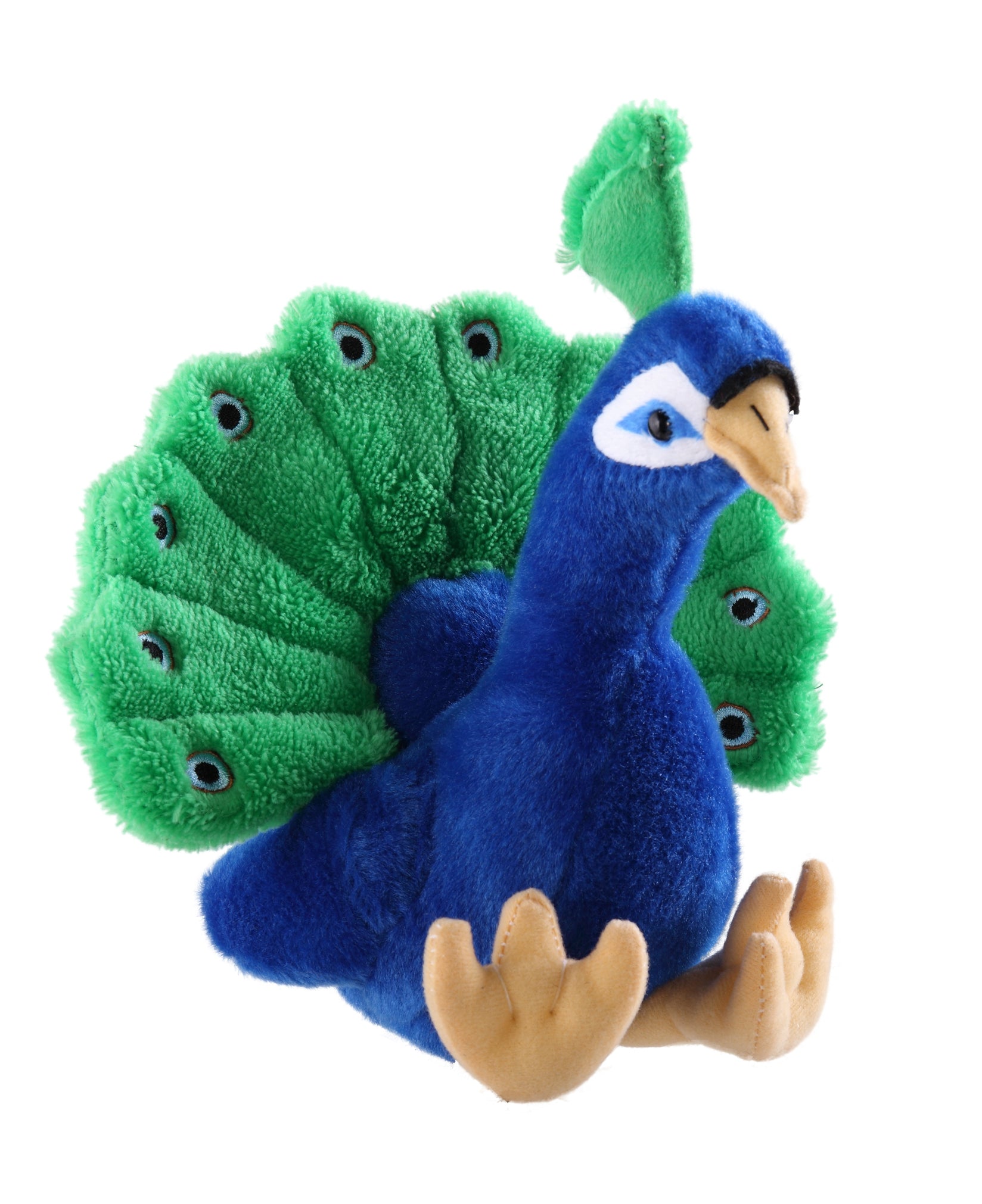 Perfect for cuddles or displayPlushland's Soft Plush Peacock 8" features vibrant colors, intricate details, and a luxuriously soft feel—perfect for cuddles or display!