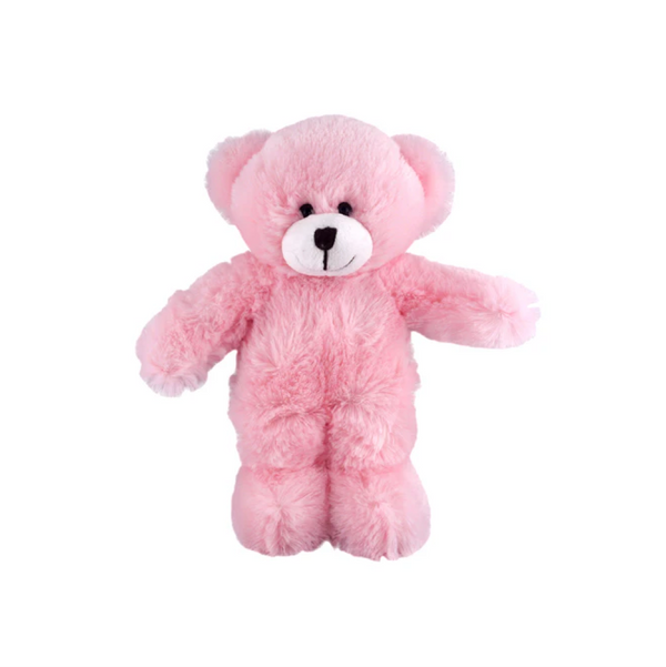 Plushland Stuffed Floppy Bear - Pink