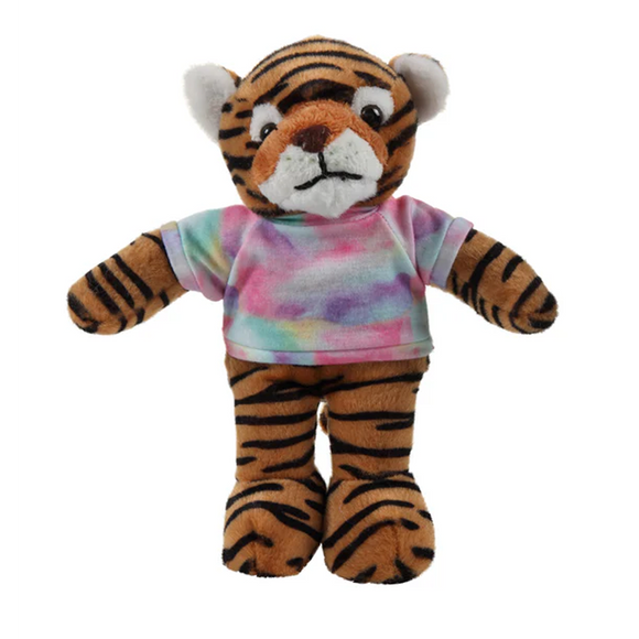 Soft Plush Tiger with Tee 8"