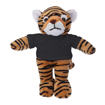Soft Plush Tiger with Tee 8"