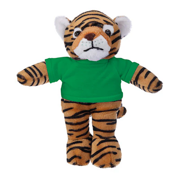 Soft Plush Tiger with Tee 8"