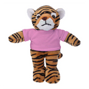 Soft Plush Tiger with Tee 8"-12
