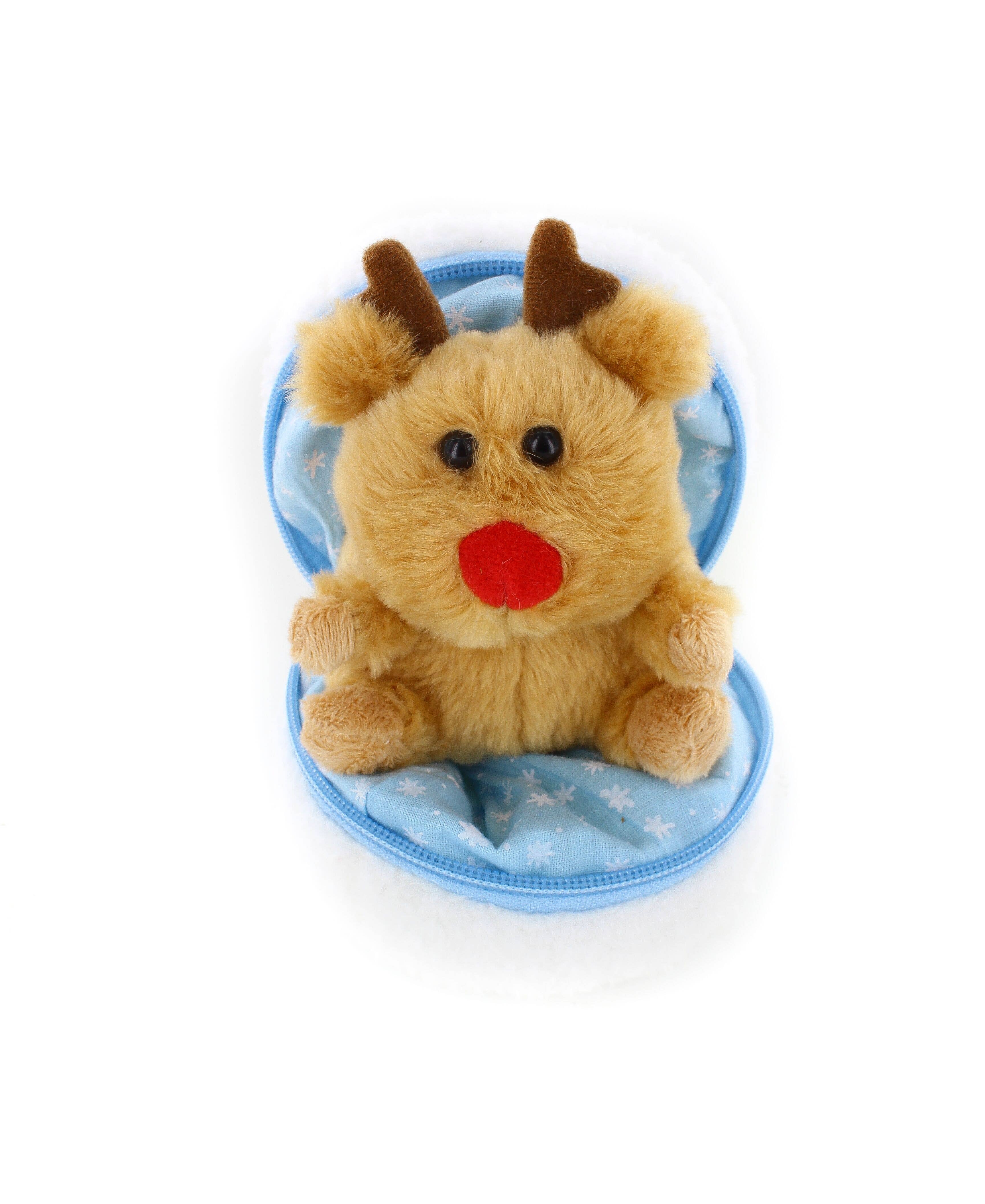 Zip Up Snowball Reindeer