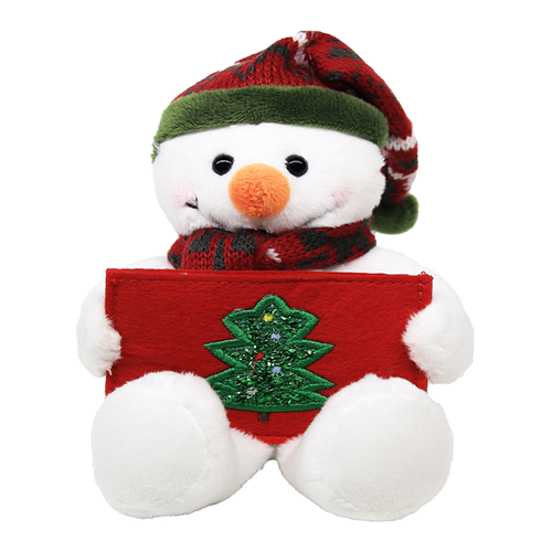 Glittering Holiday Gift Card Holder - Snowman, 9"