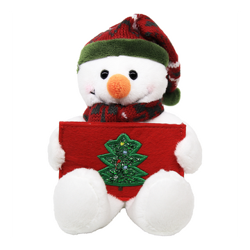 Glittering Holiday Gift Card Holder - Snowman, 9"