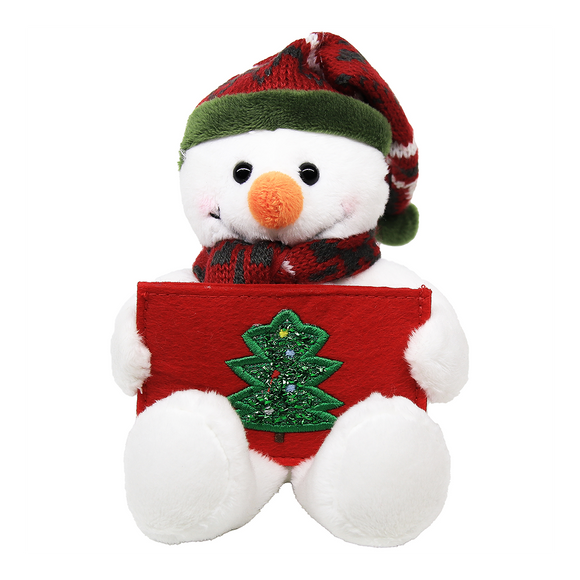 Glittering Holiday Gift Card Holder - Snowman, 9"