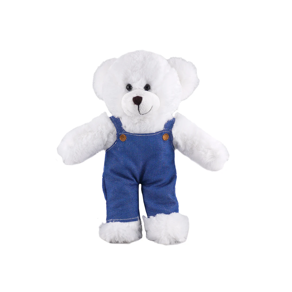 Personalized Stuffed Animal Overalls 12"