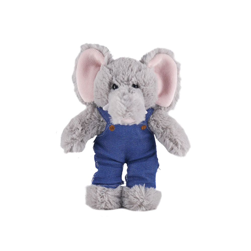 Stuffed Animal in Blue Jean 8"