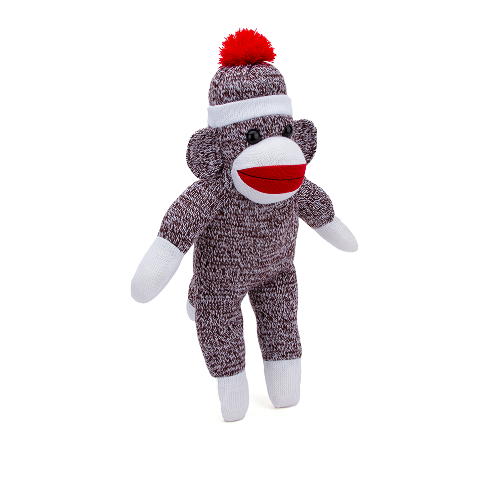 Sock Monkey 16" Brown