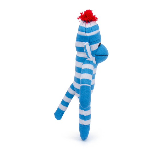 Sock Monkey 16" Blue
