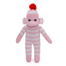 Sock Monkey 16" Pink-1