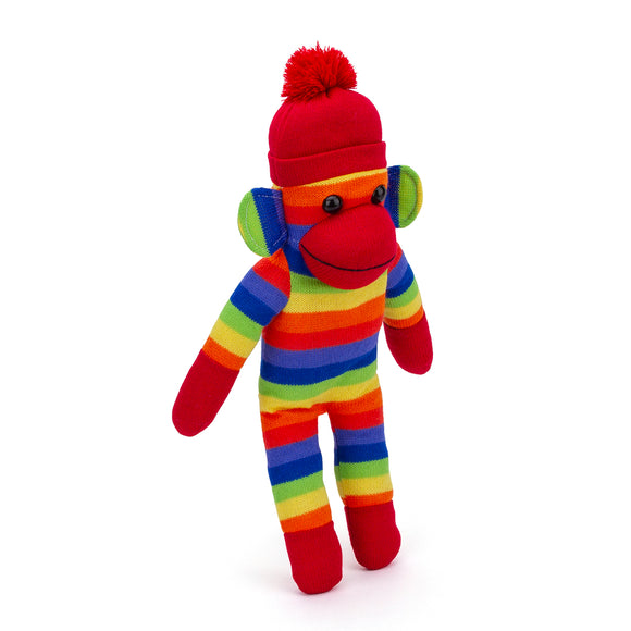 Sock Monkey 16" Rainbow