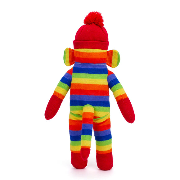 Sock Monkey 16" Rainbow