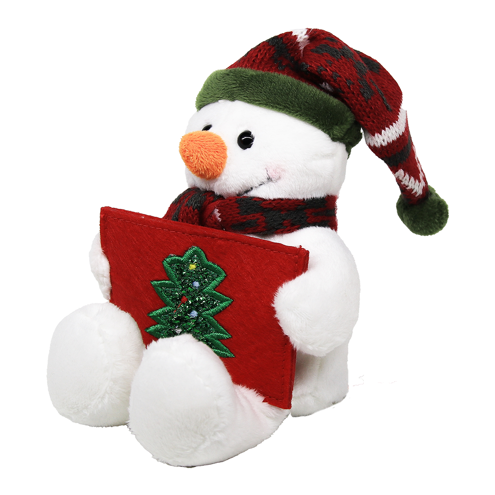 Glittering Holiday Gift Card Holder - Snowman, 9"