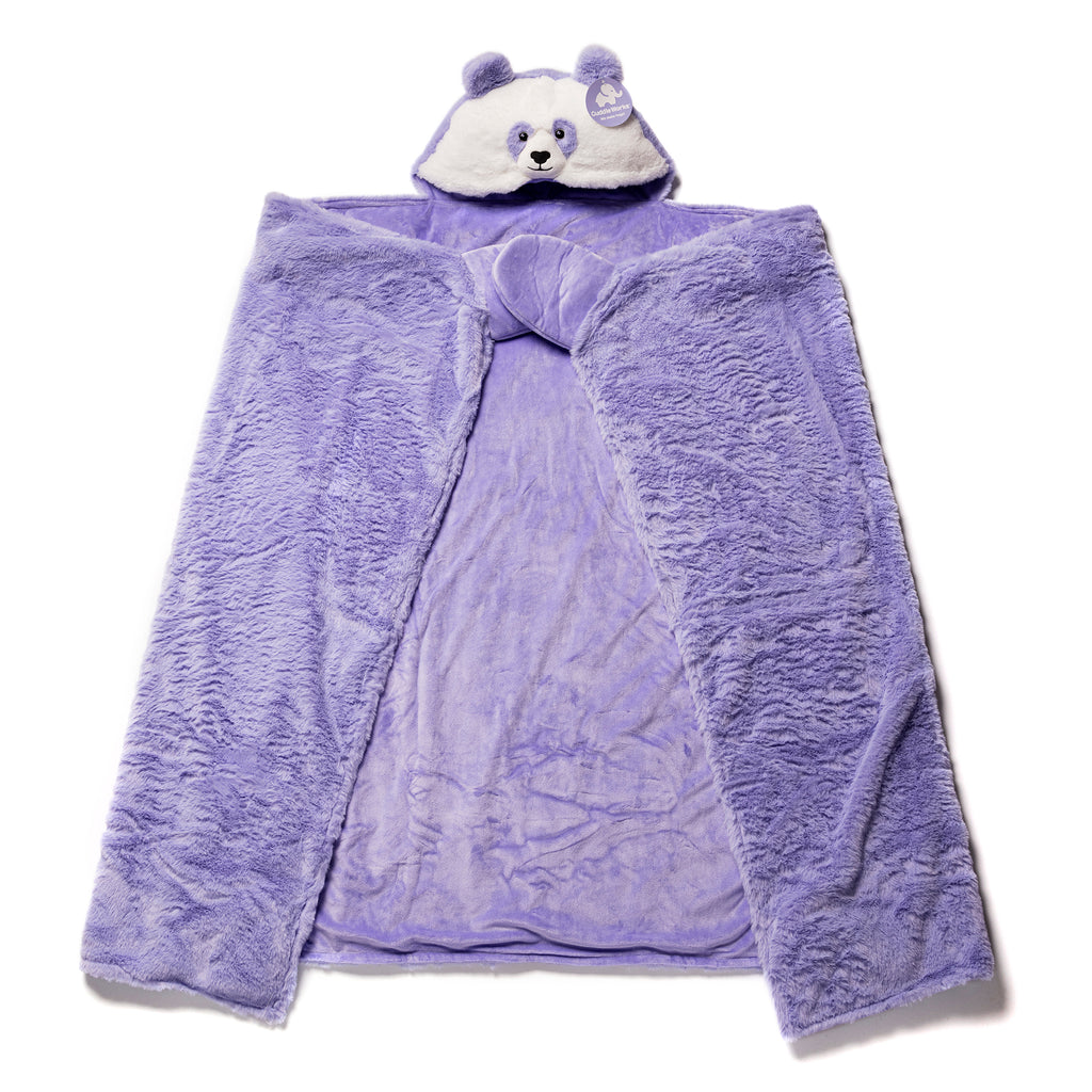 Panda Sensory Weighted Stuffed Animal Robe Hoodie Blanket – Plushland