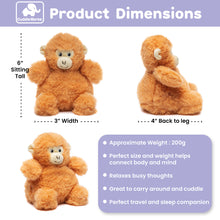 Cuddle Works Weighted Sensory Toy  Monkey Bitty Buds