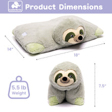 Cuddle Works Weighted Sensory Toy  Sloth Lap Pal