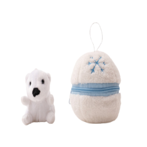 Zip Up Snowball Polar Bear