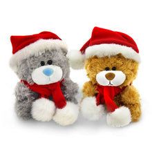 Xmas Qbeba Bear Gray 6''