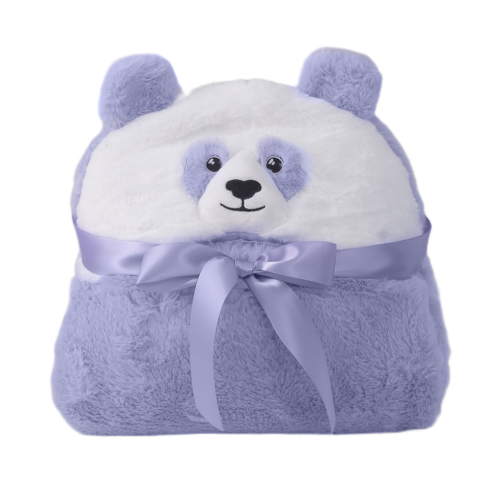 Panda Sensory Weighted Stuffed Animal Robe Hoodie Blanket – Plushland