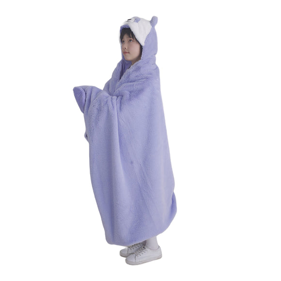 Panda Weighted Hoodie Blanket