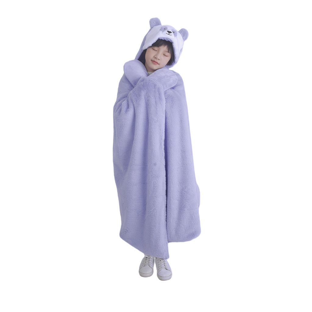Panda Sensory Weighted Stuffed Animal Robe Hoodie Blanket – Plushland