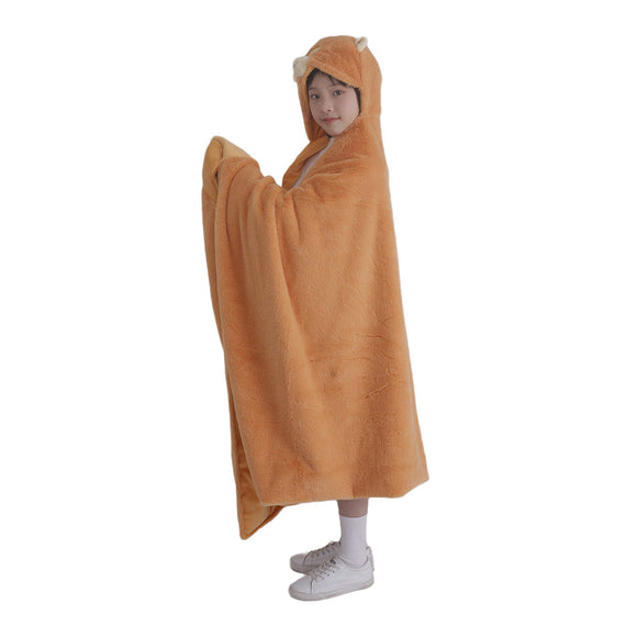 Weighted Monkey Hoodie Blanket