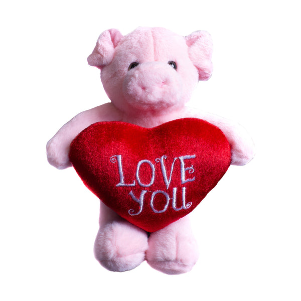 Stuffed Animal With Love you heart 8"