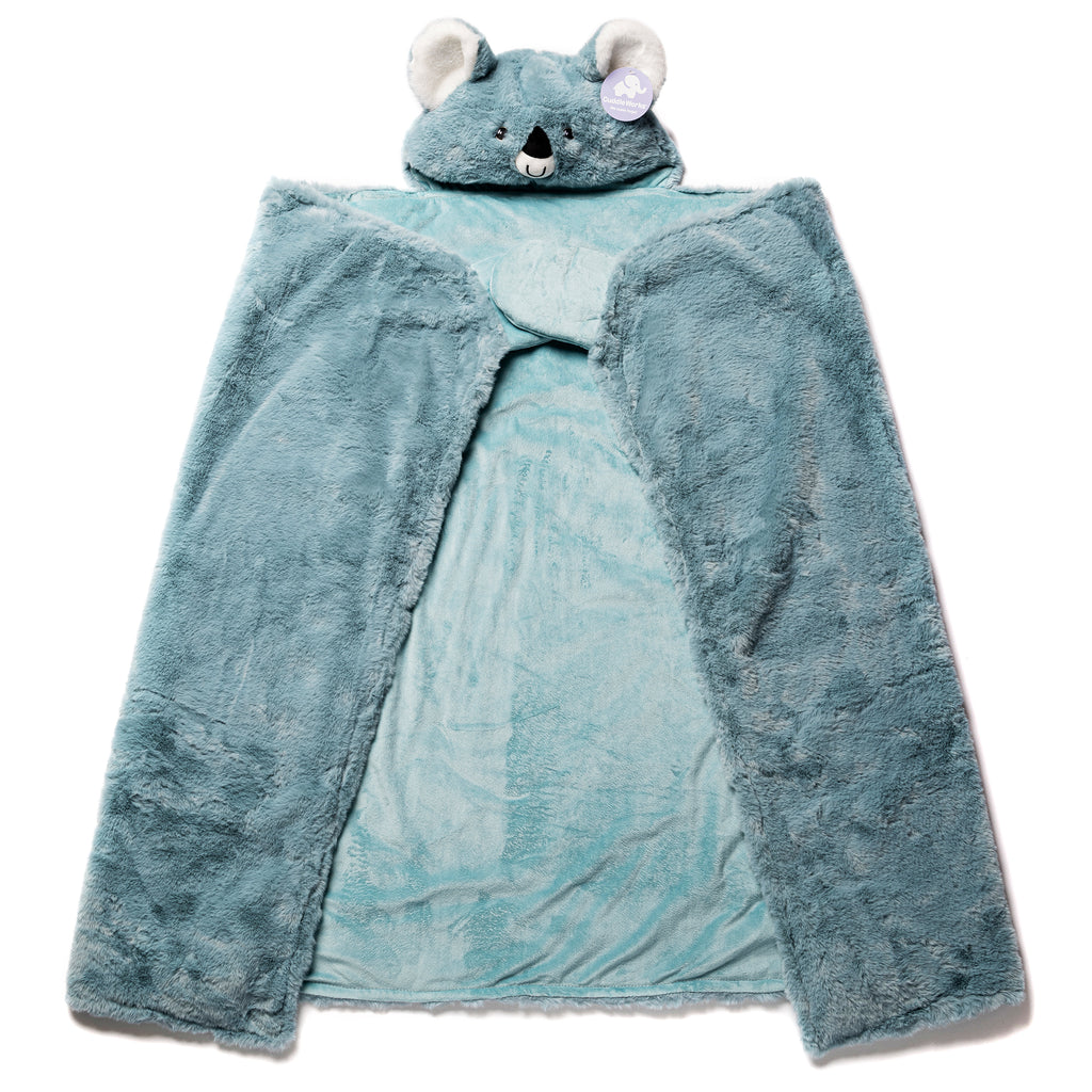 Koala Sensory Weighted Stuffed Animal Robe Hoodie Blanket – Plushland