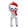12" Christmas Sloth Plush Stuffed Animal with Hat and Scarf