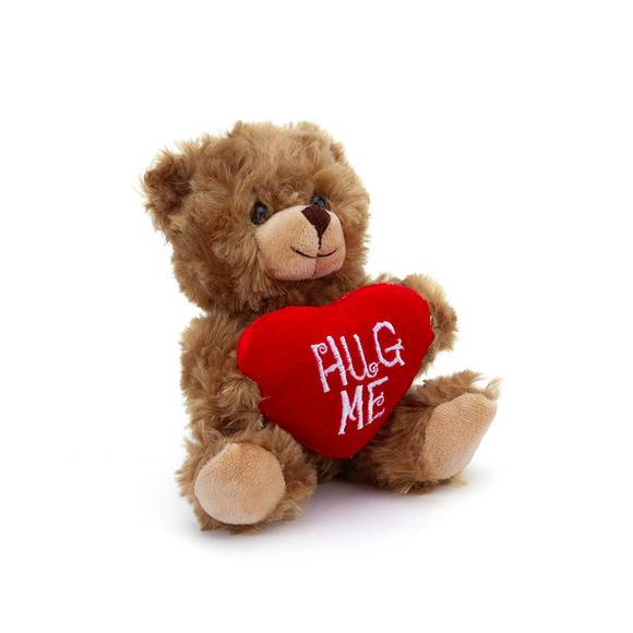 Valentine Mocha Bear 6" – HUG ME