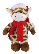 Christmas animals with customizable scarf giraffe 8"-2