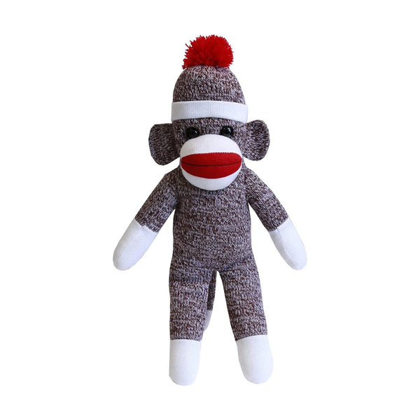 16" Sock Monkey Stuffed Animal