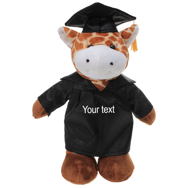 Graduation Giraffe Plush 8"