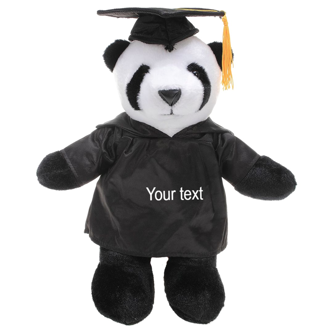 Graduation Stuffed Animal Panda 8'' - 0