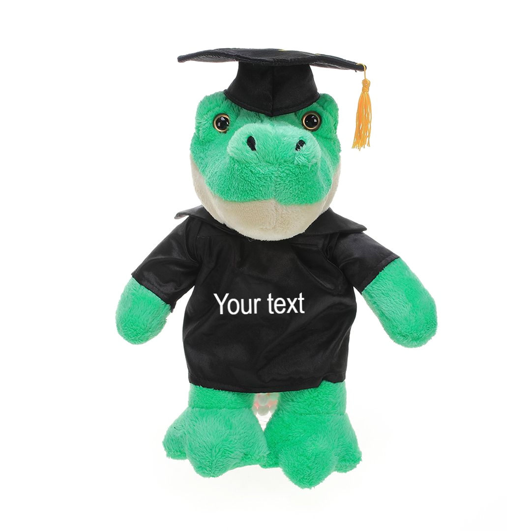 Graduation Stuffed Animal Gator 8" - 0