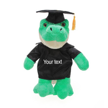 8'' Graduation Gator Plush Stuffed Animal Toys with Cap and Personalized Gown