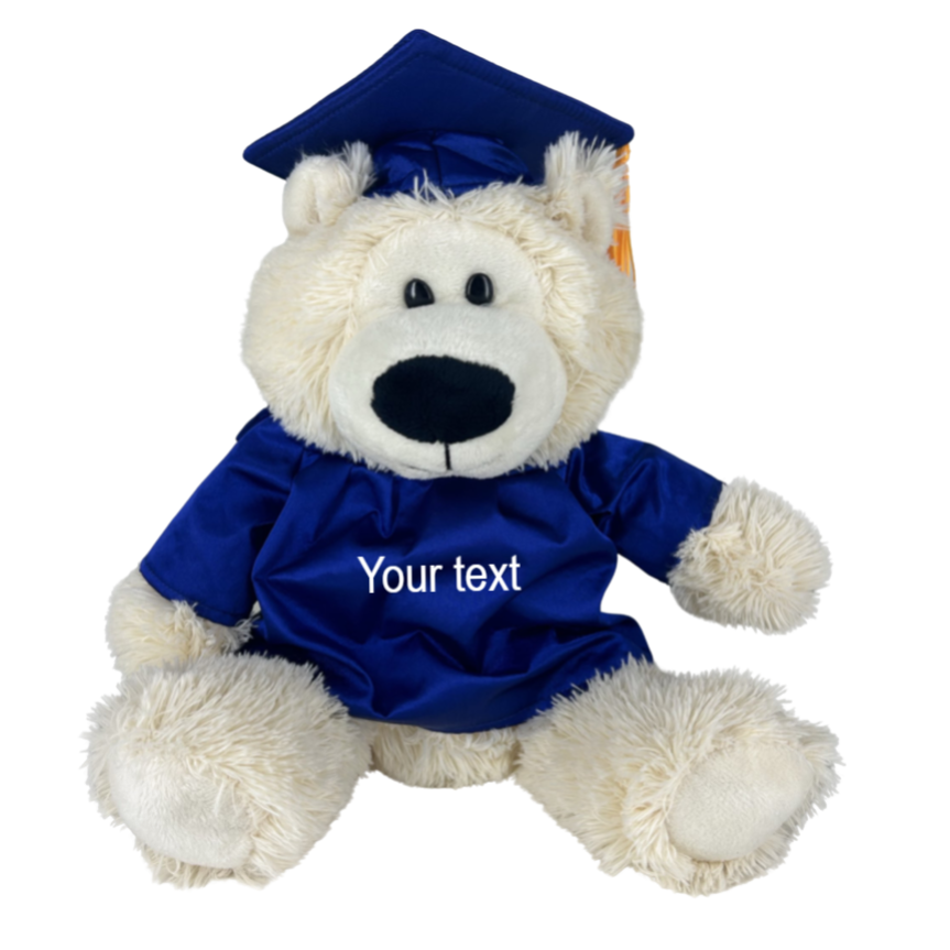 12" Graduation Sophie Bear Customization -- Royal Blue