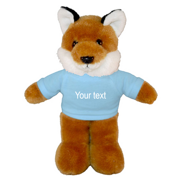8" Soft Plush Fox with Tee