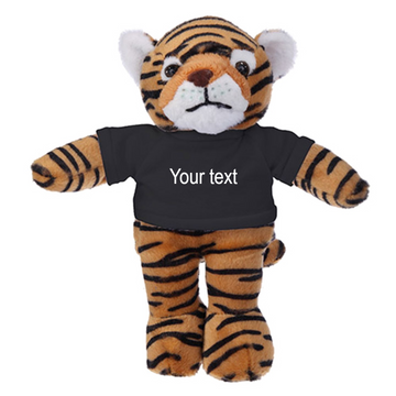Soft Plush Tiger with Tee 12"