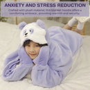 Panda Weighted Hoodie Blanket-2
