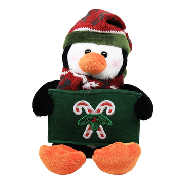 Glittering Holiday Gift card Holder 9" Plush