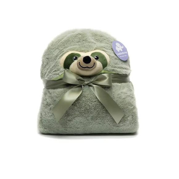 Weighted Sloth Hoodie Blanket