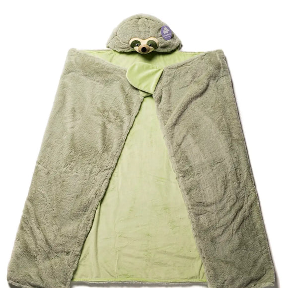Weighted Sloth Hoodie Blanket