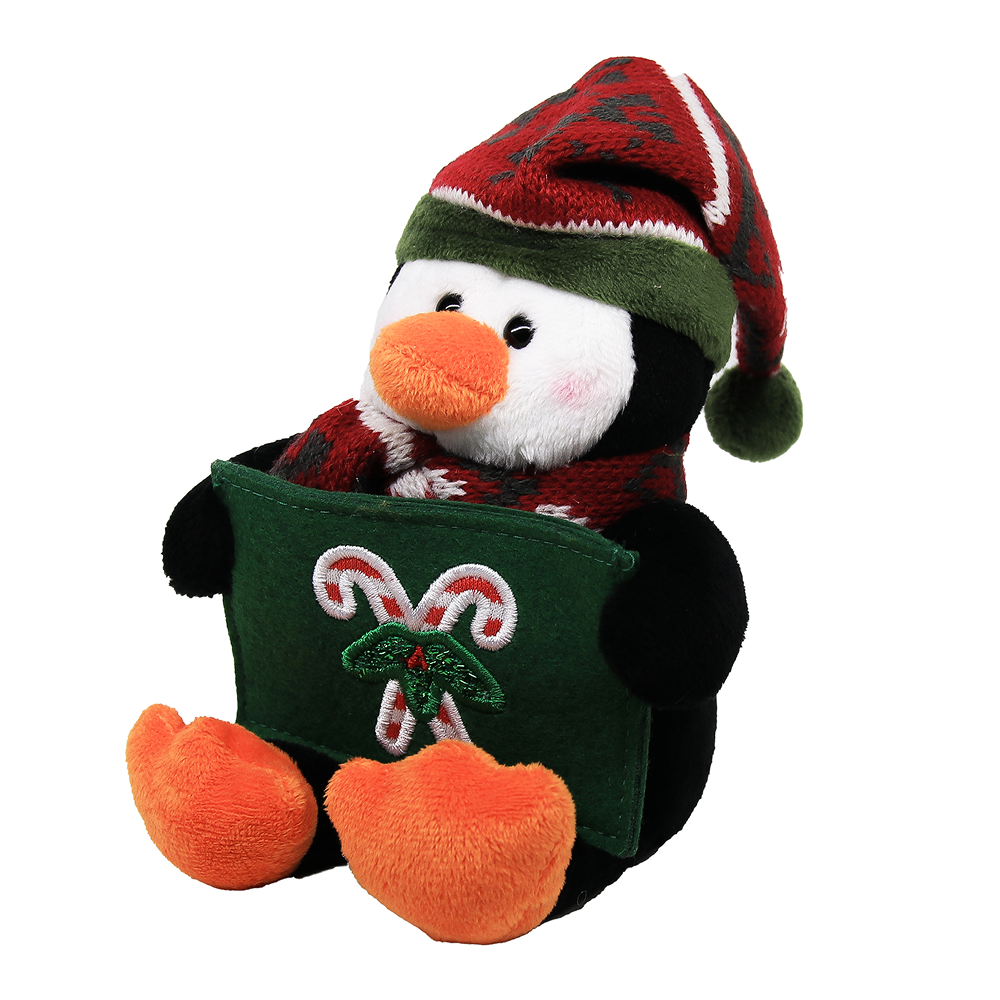 Glittering Holiday Gift card Holder 9" Plush