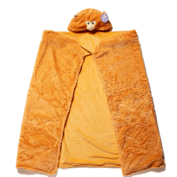 Weighted Monkey Hoodie Blanket