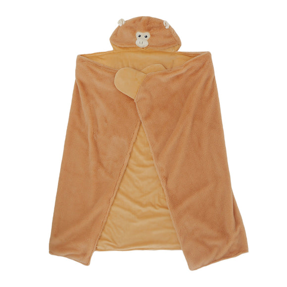 Weighted Monkey Hoodie Blanket