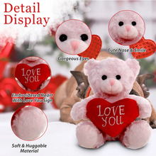 Valentine Pink  Sitting Bear 6