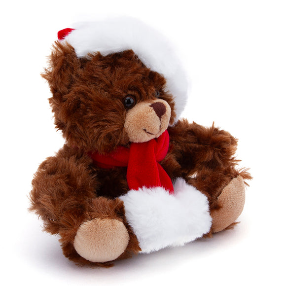 Christmas Chocolate Bear 6"